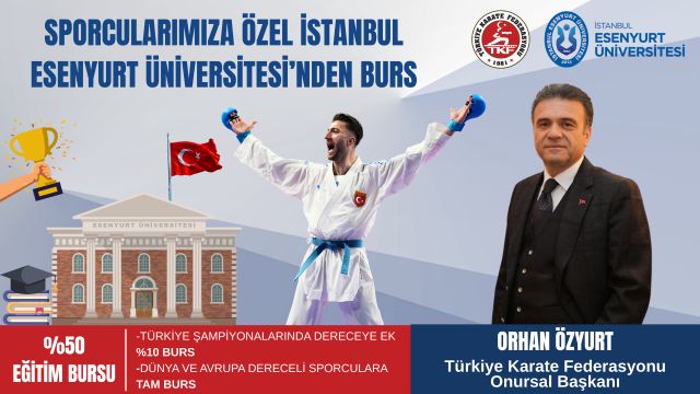 TÜRKİYE KARATE FEDERASYONU İLE İSTANBUL ESENYURT ÜNİVERSİTESİ ARASINDA STRATEJİK İŞ BİRLİĞİ